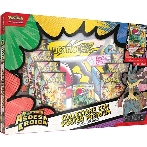 Pokémon - Ascesa Eroica - Collezione con Poster Premium Mega Lucario ITA